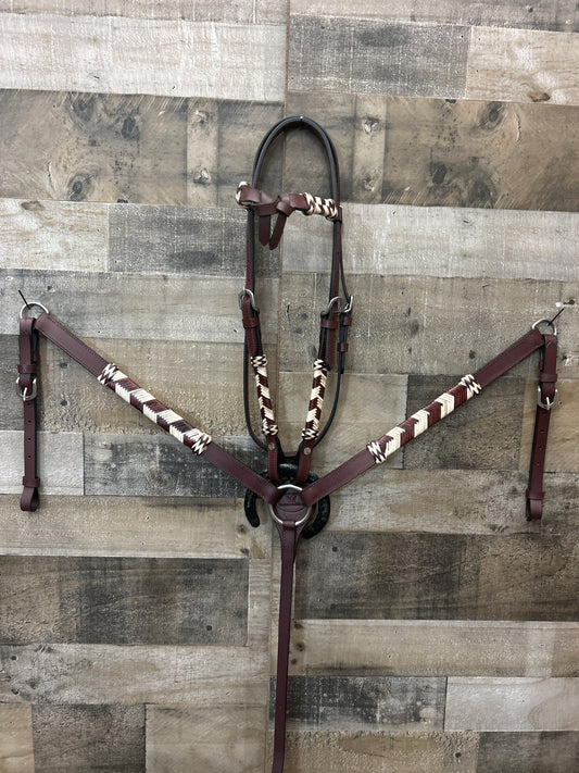 Hot Oiled Tack Set With Rawhide