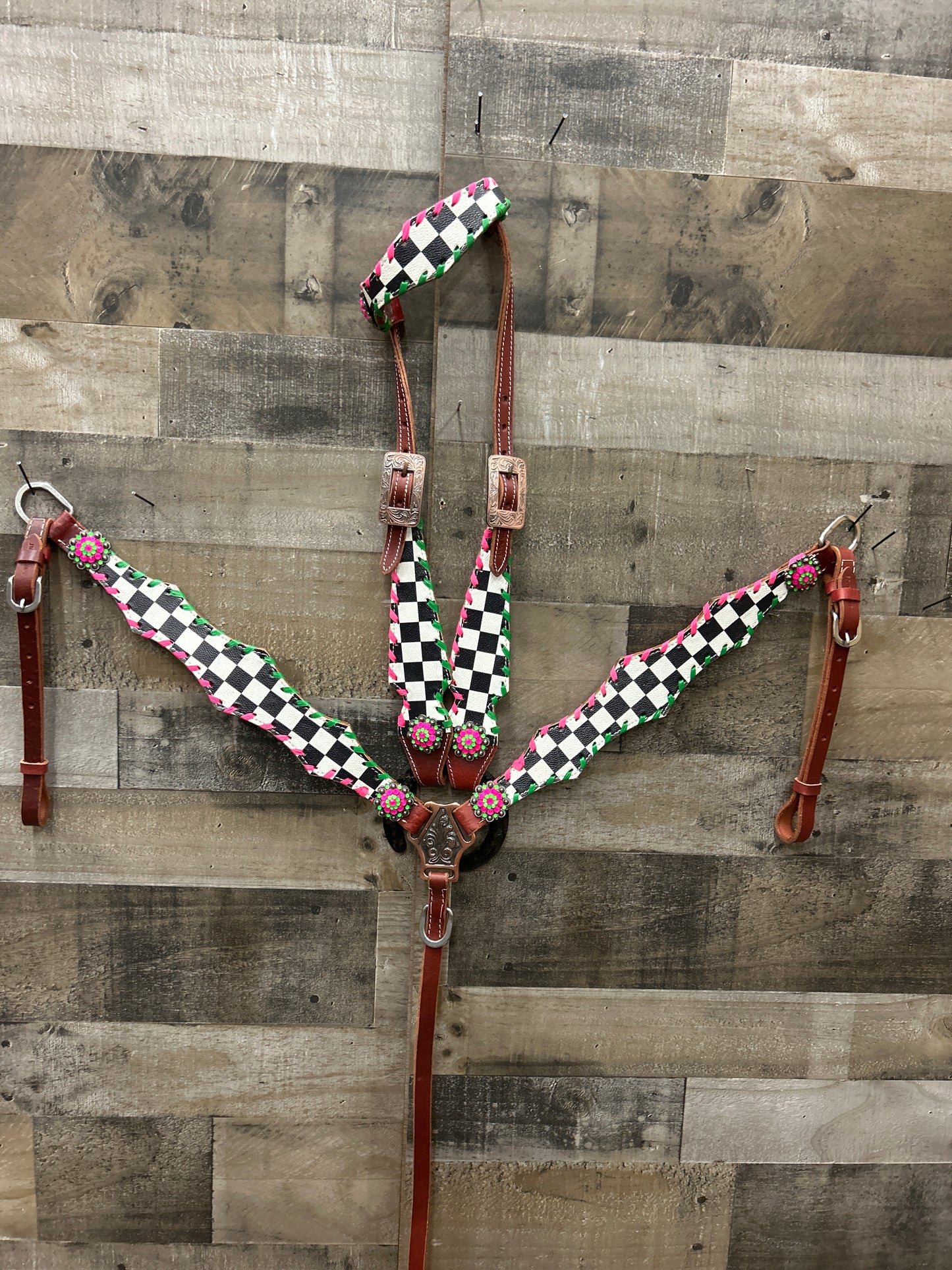 Latigo Leather Tack Set