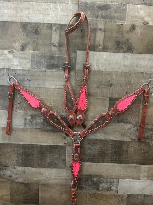 Full Grain Leather Tack Set