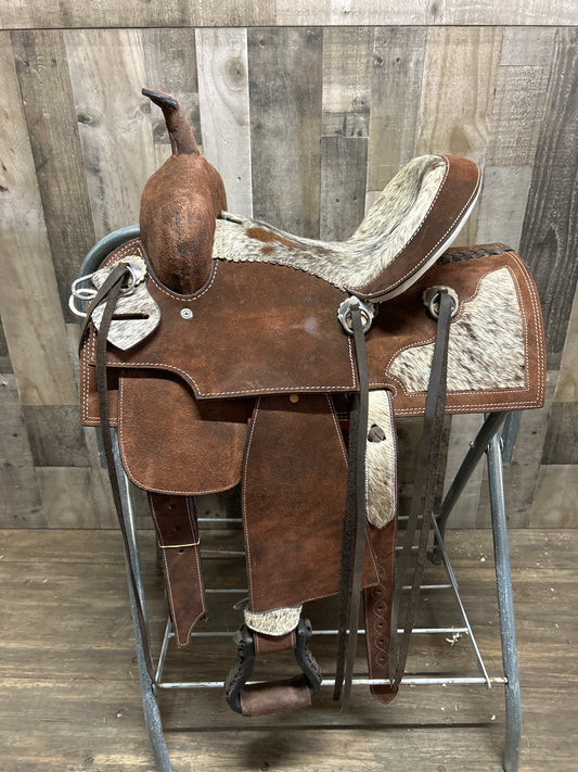 12" South Point With Hair On Hide 7" Gullet (Free Shipping )