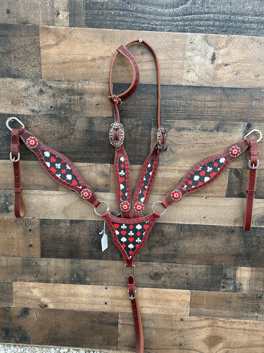 Full Grain Leather Tack Set