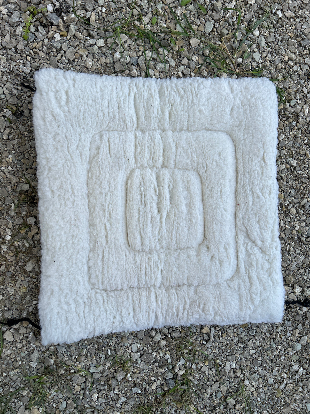 Lightly Used 24x24 Fleece Pony Pad ￼