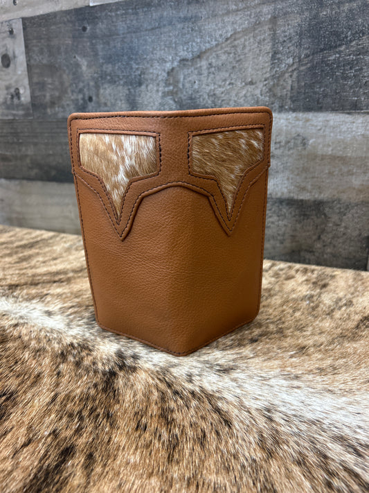 100% Leather With Cowhide 3x7 Wallet