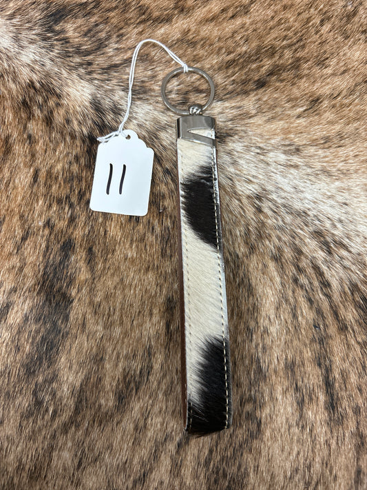 COWHIDE WRISTLET KEYCHAIN 8” ✳️ FREE SHIPPING ✳️