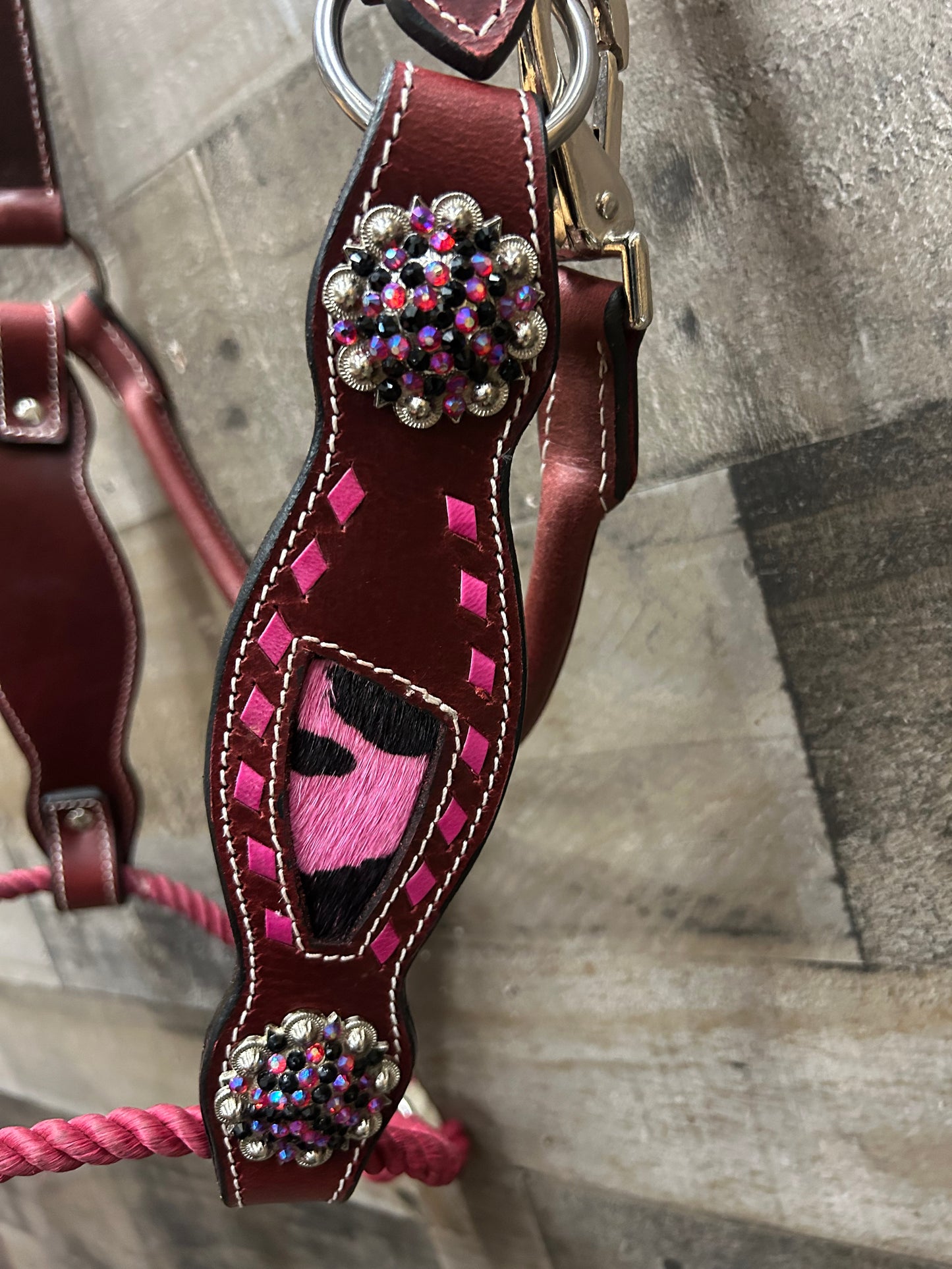 Draft/ Crossbred Full grain leather Halter