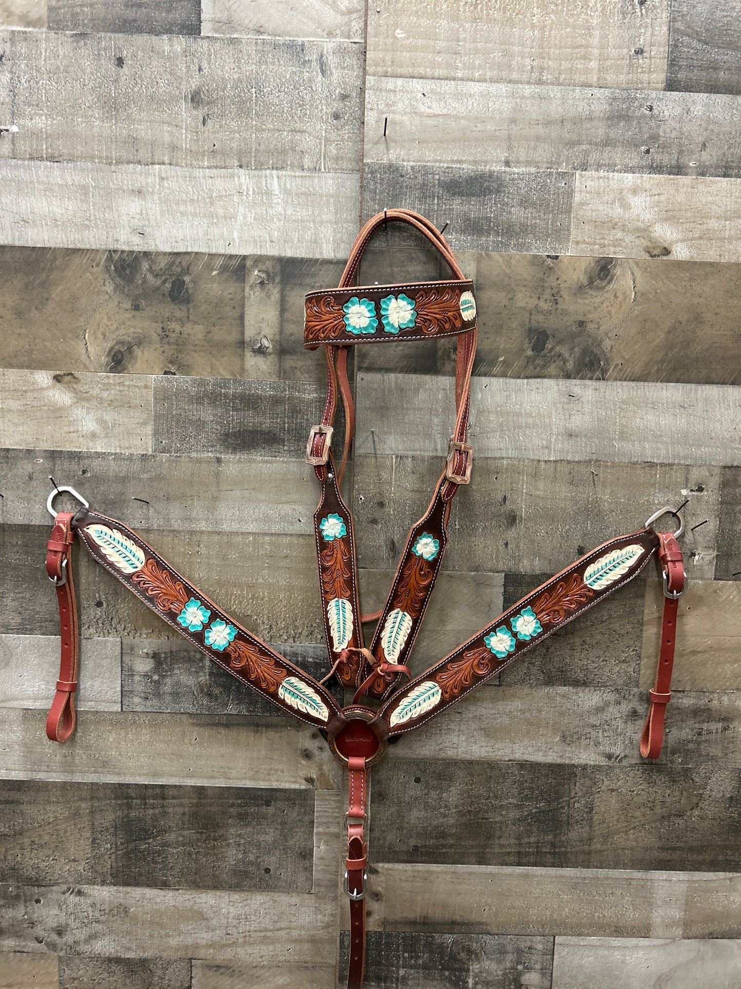 Latigo Leather Tack Set