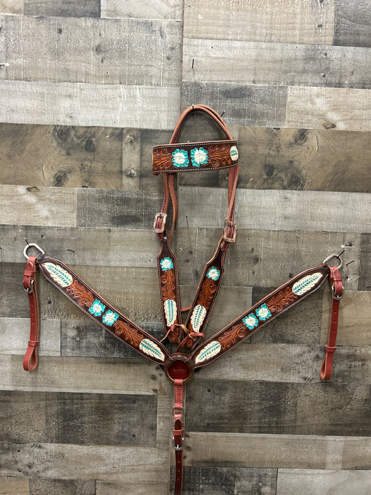 Latigo Leather Tack Set