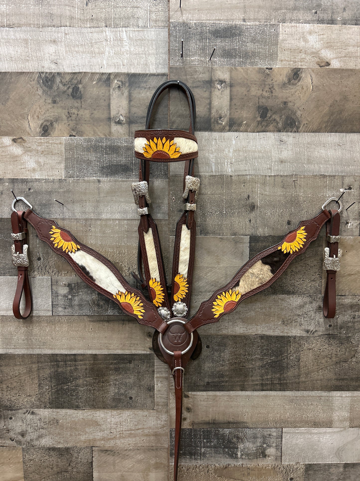 Hair On Hide Draft Tack Set