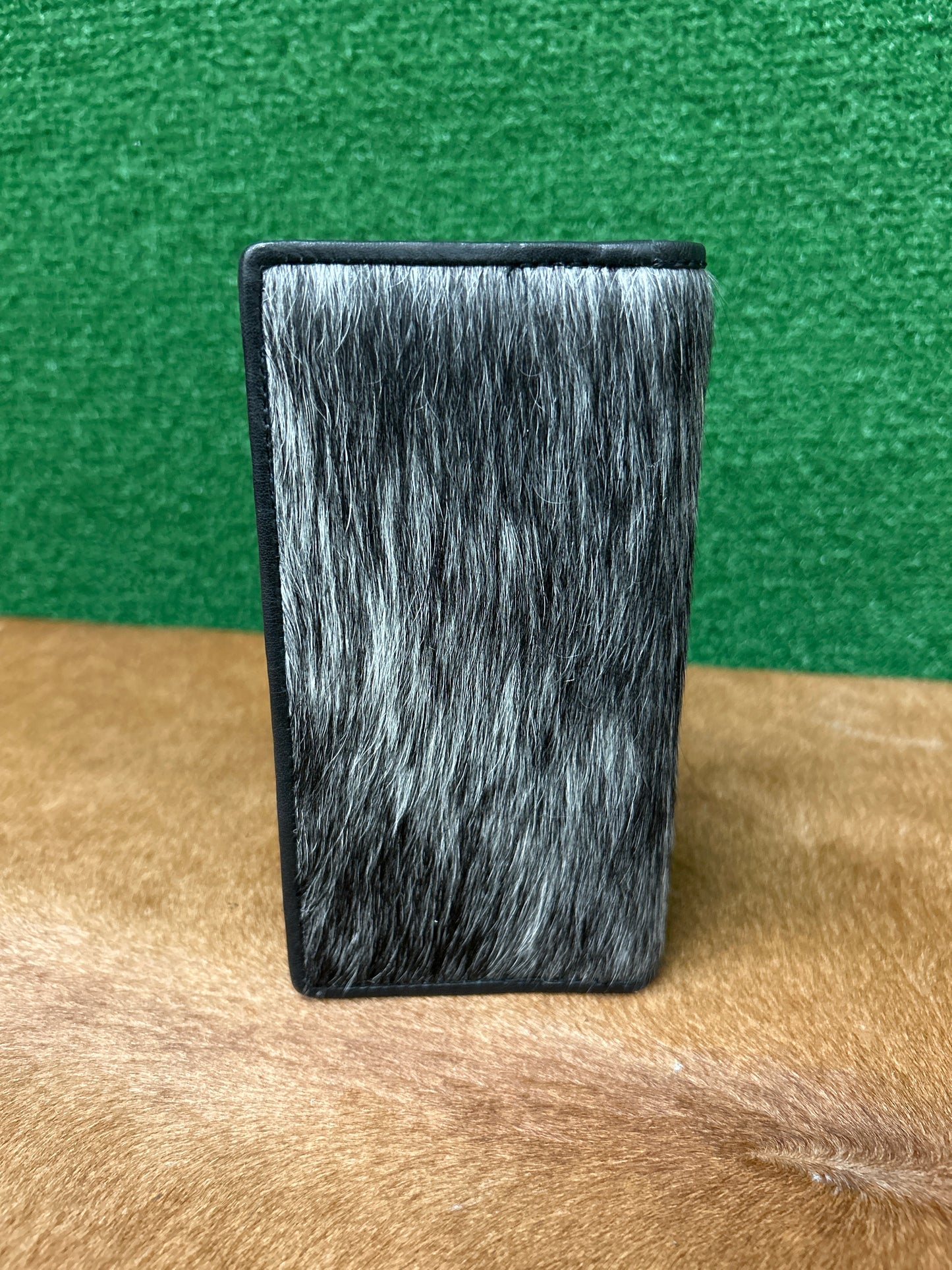 Leather Hair On Hide 7” Wallet