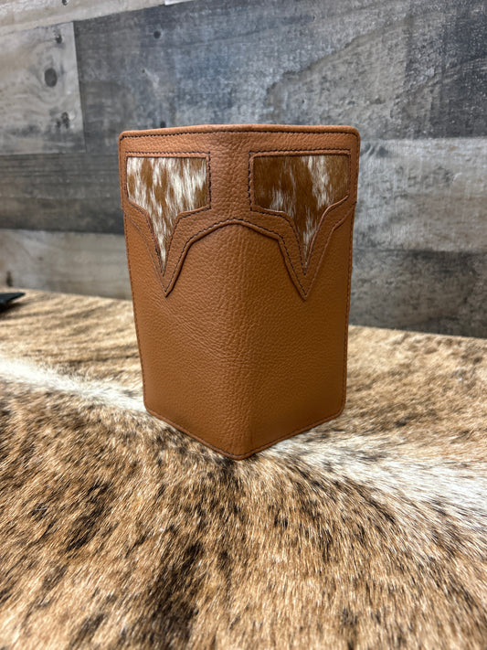 100% Leather With Cowhide 3x7 Wallet