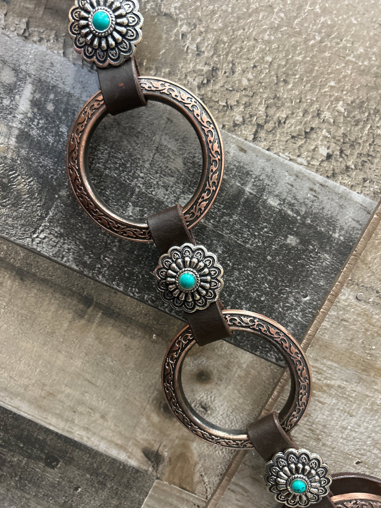 Hot Oiled Bronze Ring Breast Collar only