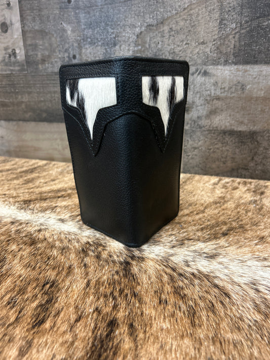 100% Leather With Cowhide 3x7 Wallet