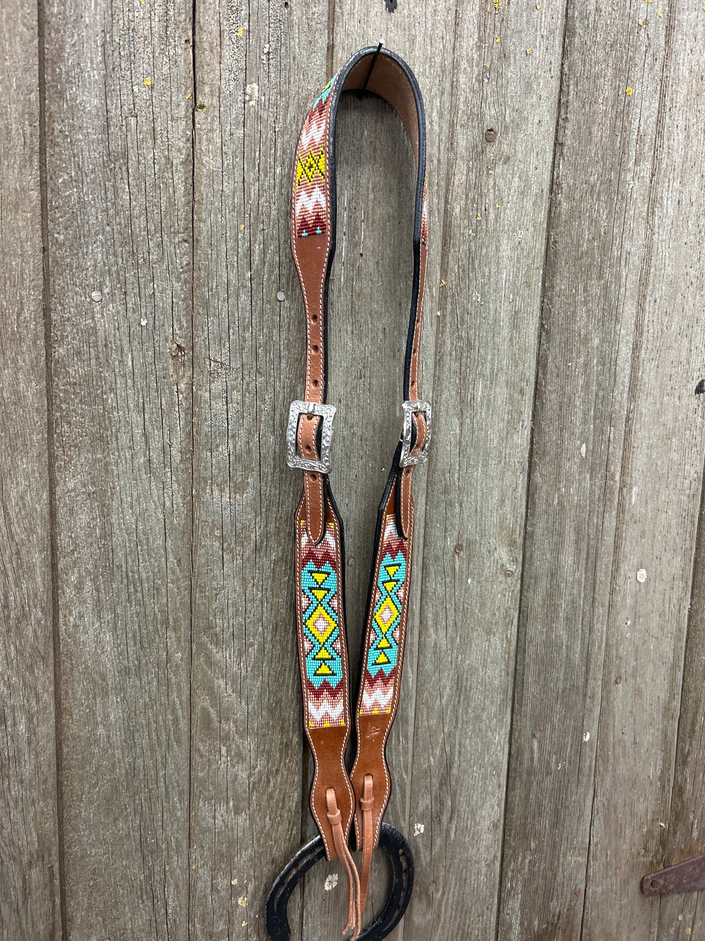 Beaded Belt Headstall