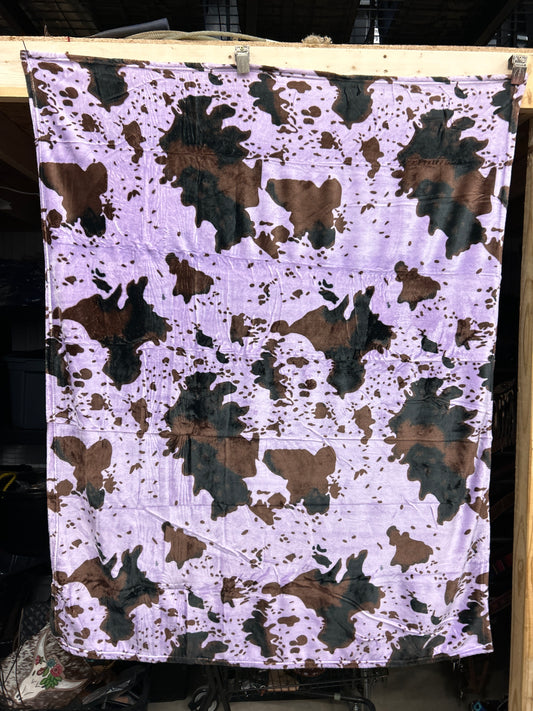 Purple 50”x60” Throw