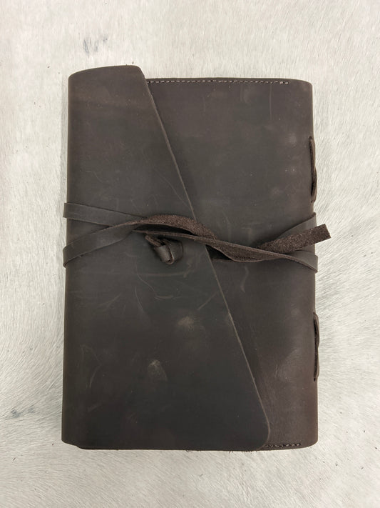 100% Leather Journal 9” Tall 6.5” Wide