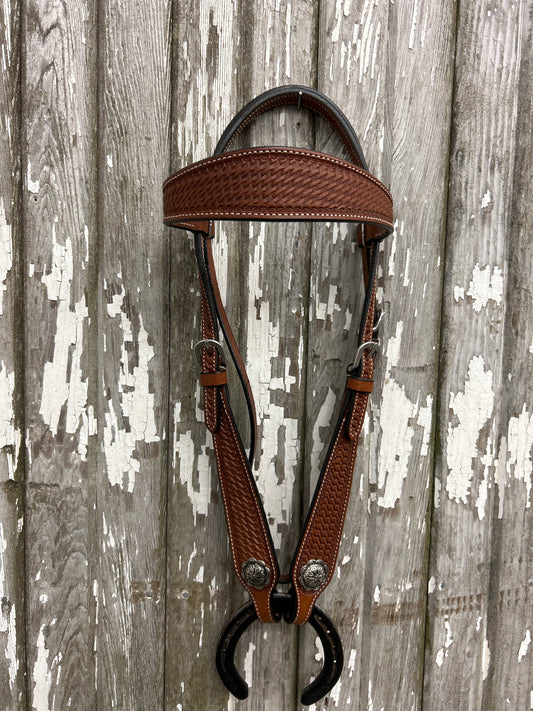 Basket Stamped Headstall