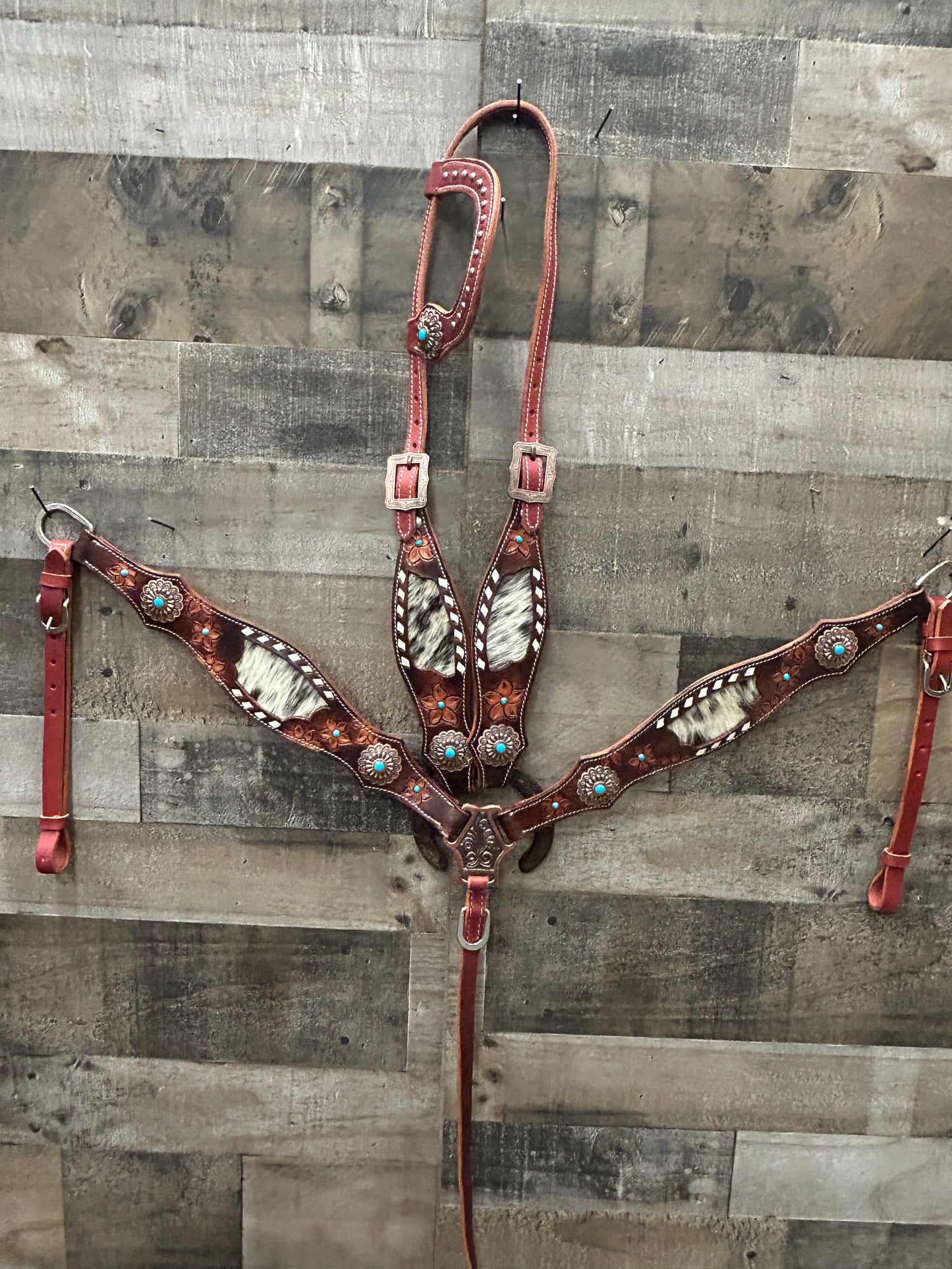 Hair On Hide Tack Set