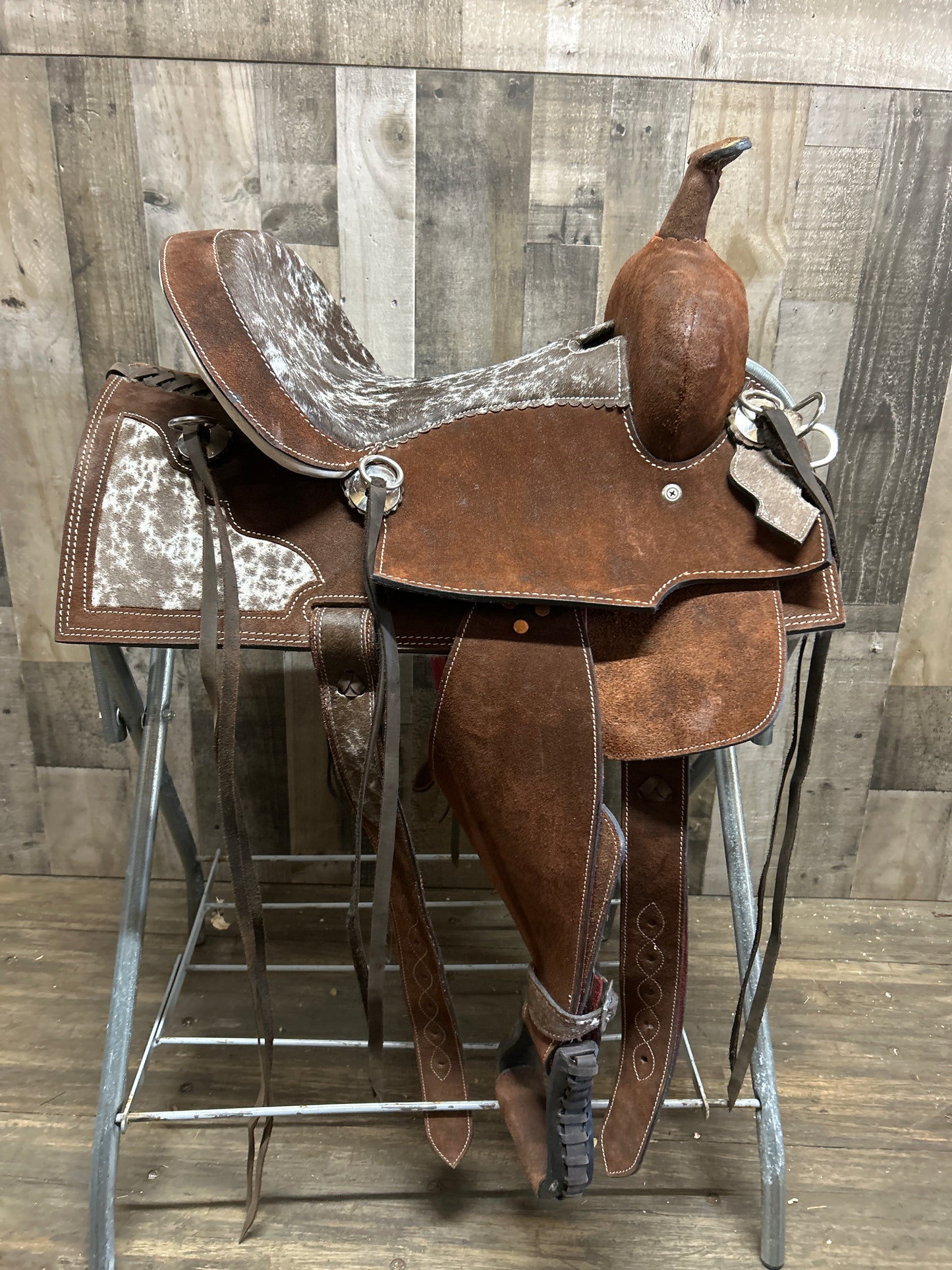 13" South Point Hair On Hide 7" Gullet (Free Shipping )