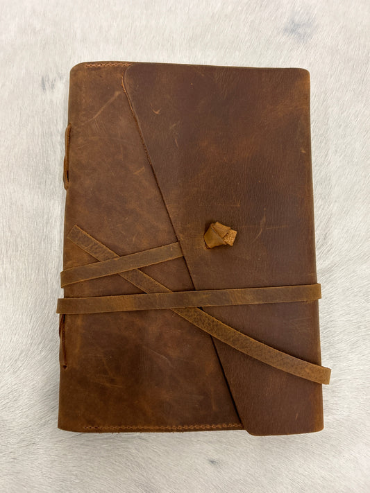 100% Leather Journal 9” Tall 6.5” Wide