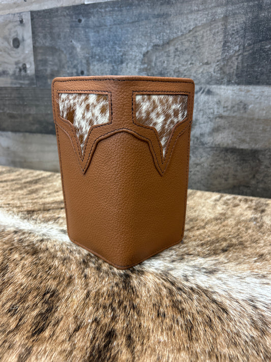 100% Leather With Cowhide 3x7 Wallet