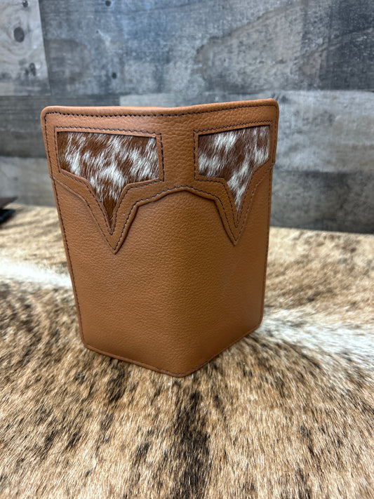 100% Leather With Cowhide 3x7 Wallet