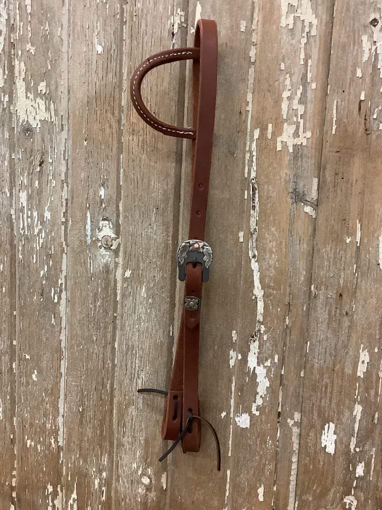 Light oiled Leather Headstall