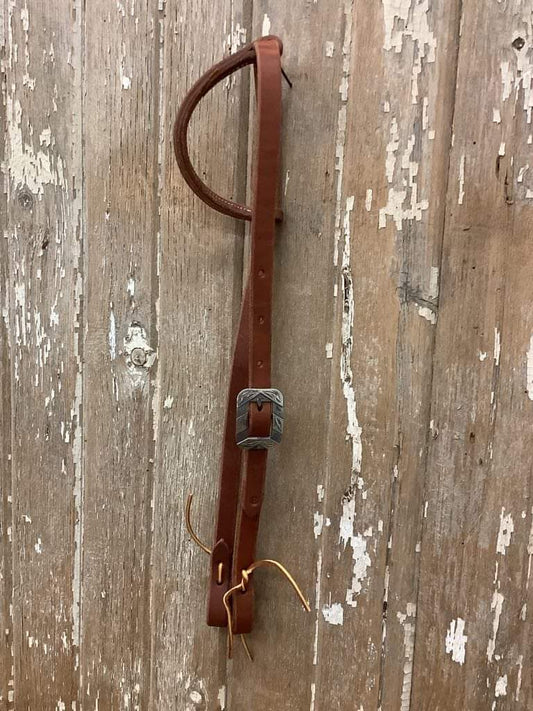 Light oiled Leather Headstall