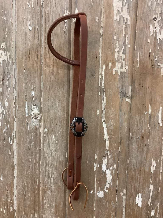 Light oiled Leather Headstall