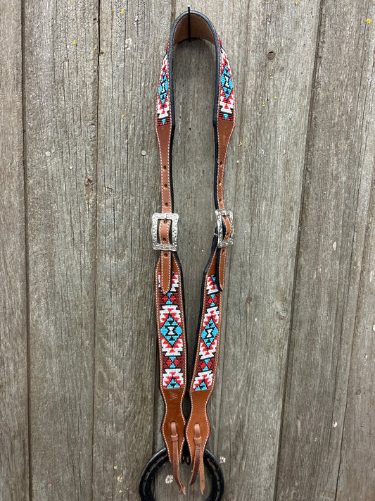 Beaded Belt Headstall