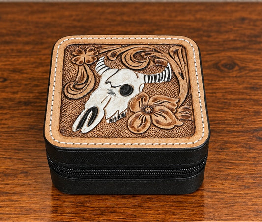 Super Cute Travel Size Jewelry Box 4x4x2