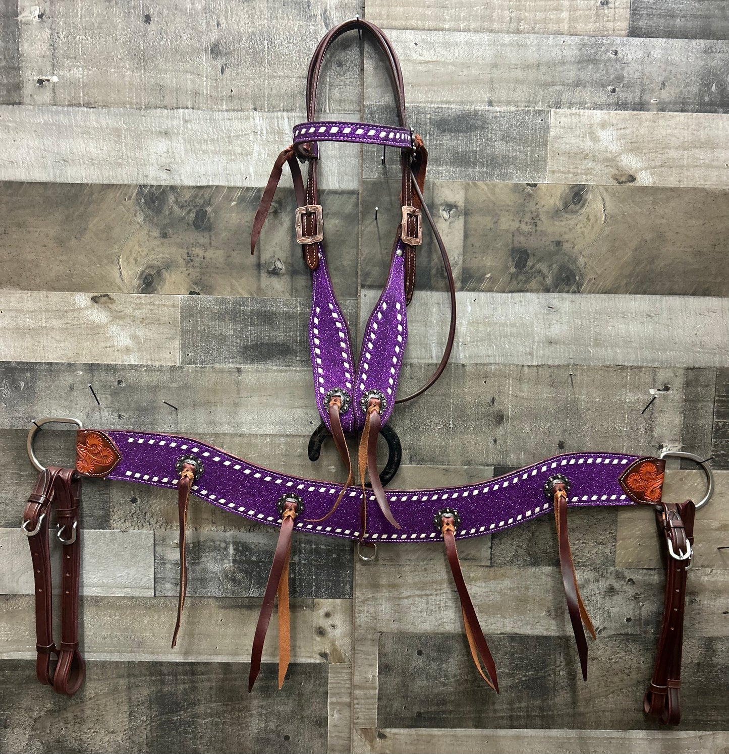 Purple Glitter Tack Sale
