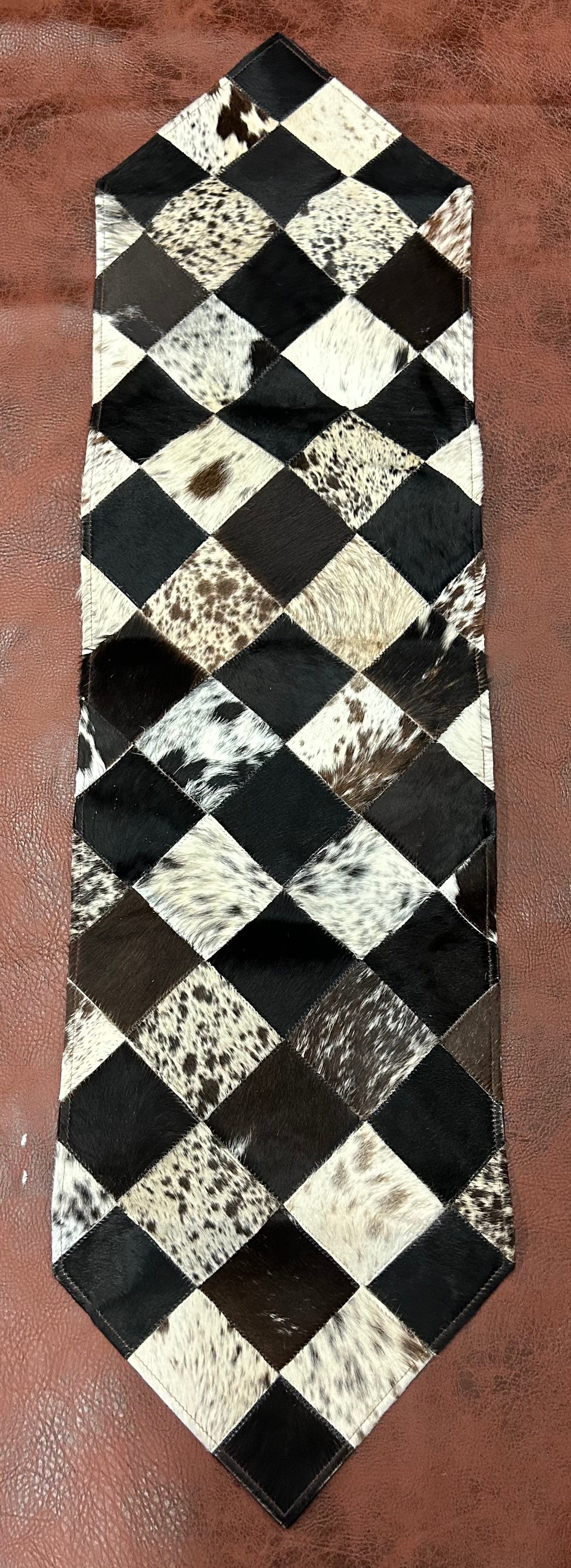 Cowhide Table Runner              L-52”  W-12”