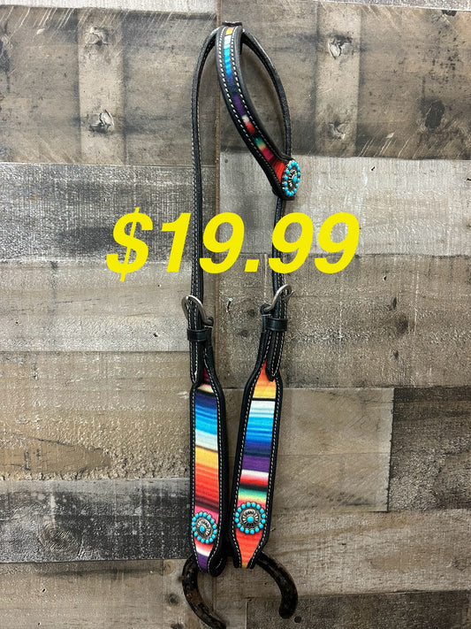🔥Special 🔥 Black Leather Headstall