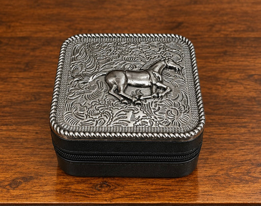 Super Cute Travel Size Jewelry Box 4x4x2