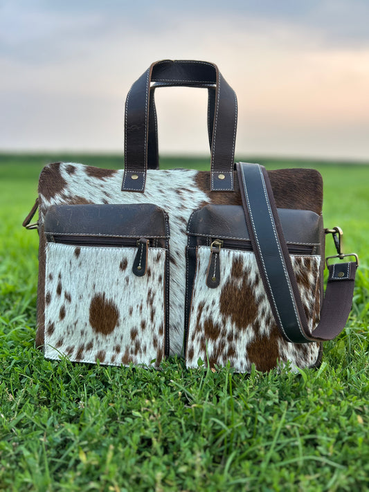 The Business Briefcase Traveler 16x12x3 With Two 7x7 Front Pockets