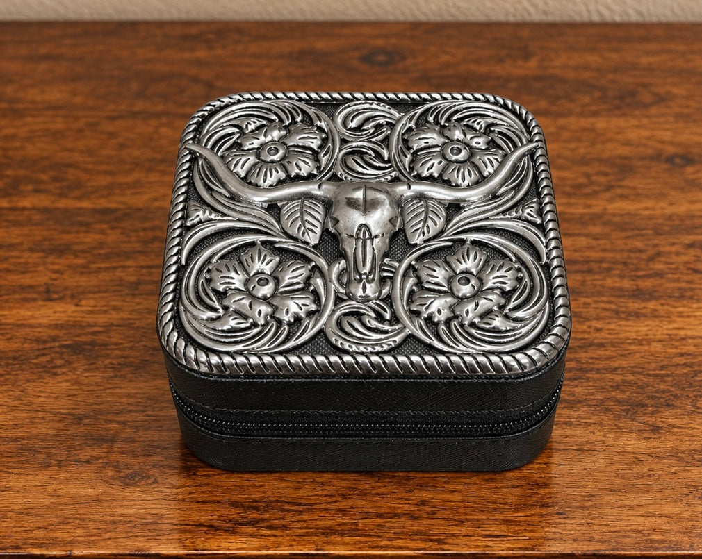 Super Cute Travel Size Jewelry Box 4x4x2