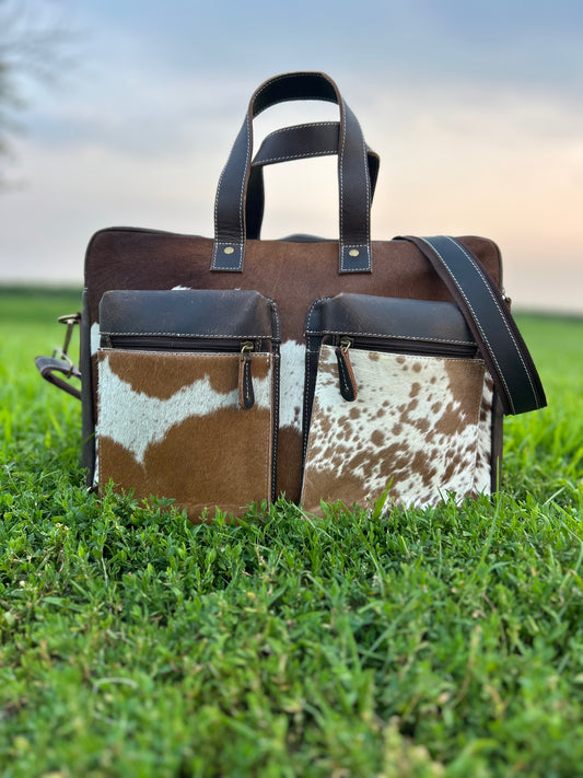 The Business Briefcase Traveler 16x12x3 With Two 7x7 Front Pockets