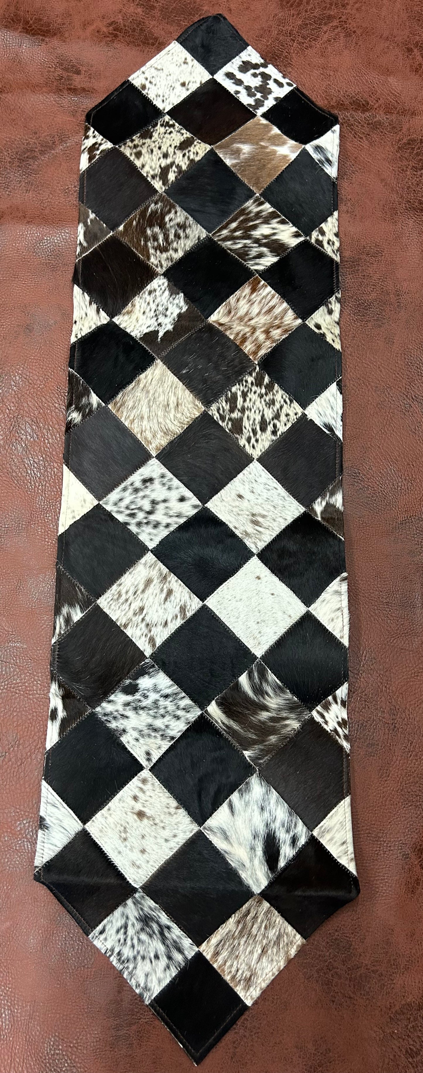 Cowhide Table Runner       L-52” W-12”