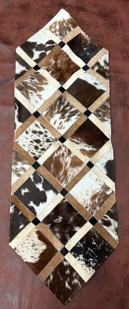 Cowhide Table Runner              L-48” W-16