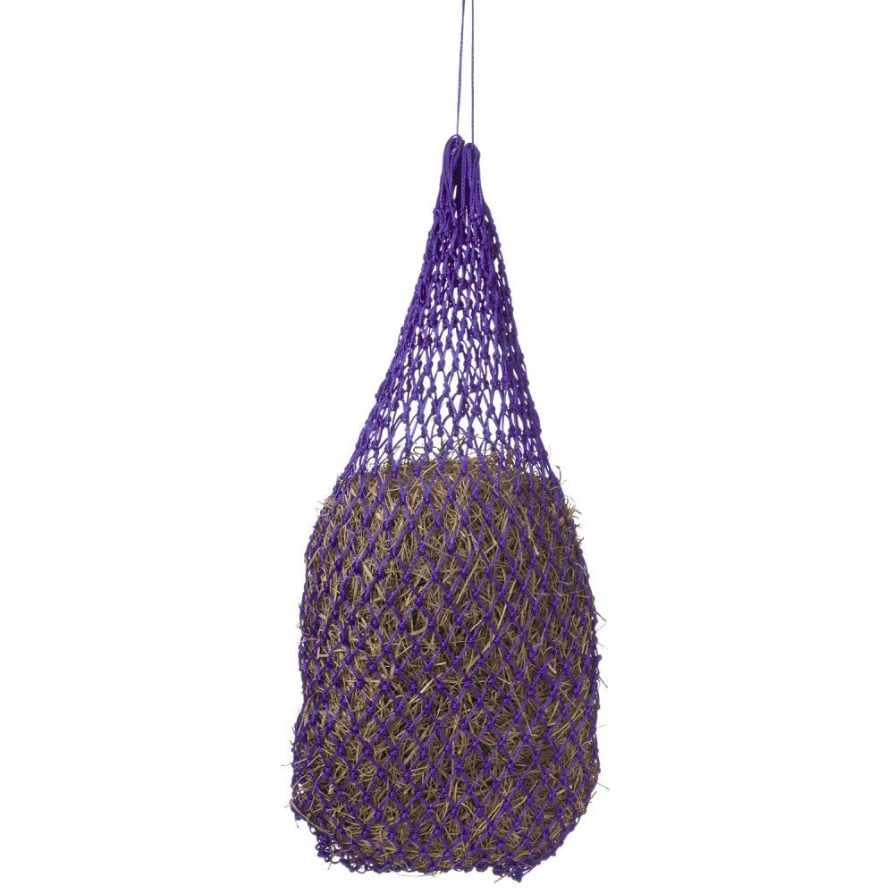 Purple 42” Long Slow Feed Hay Net with 2”x2” holes
