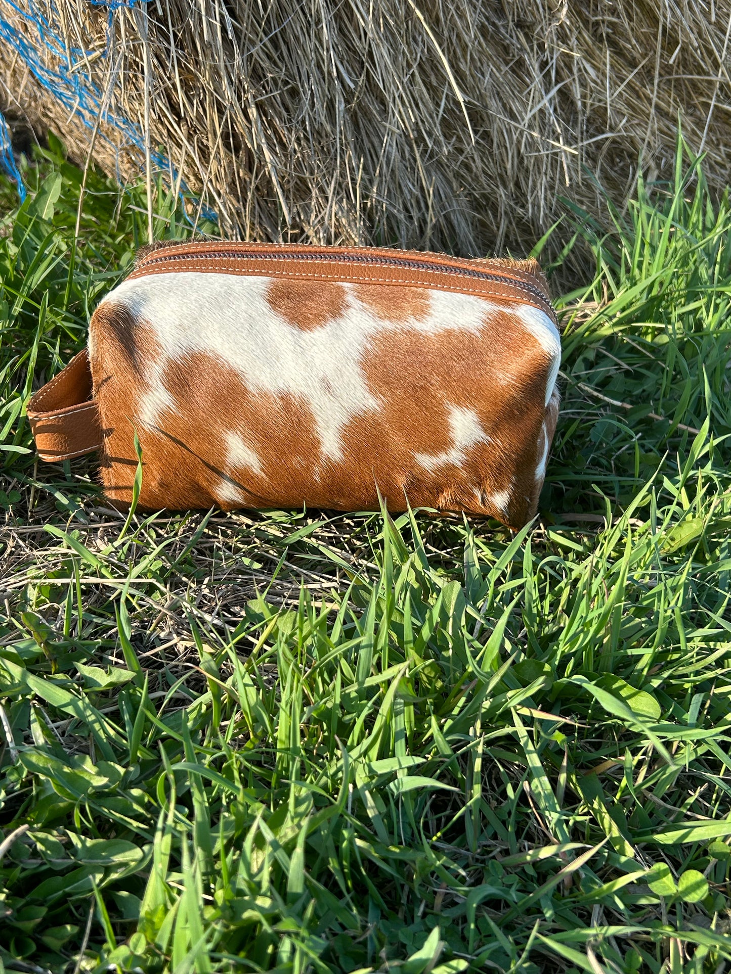 Cowhide Men’s Grooming Bag 10x5x5