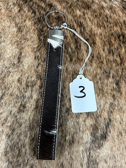 COWHIDE WRISTLET KEYCHAIN 8” ✳️ FREE SHIPPING ✳️