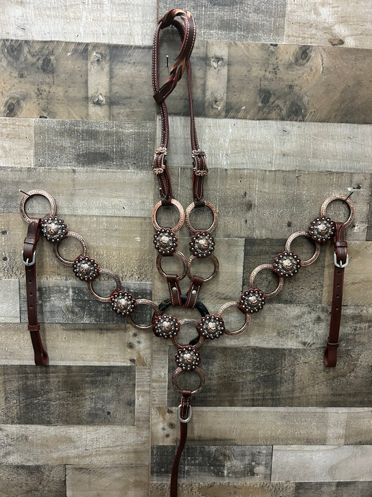 Ring Set With Cowboy Praying Conches