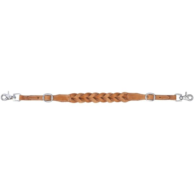 BRAIDED LEATHER WITHER STRAP