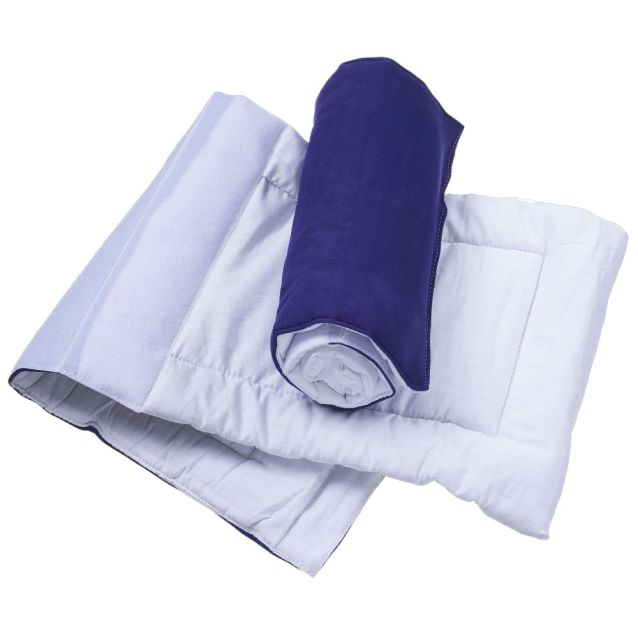 Purple Pair Quilted Combo Leg Wraps  12”x30”
