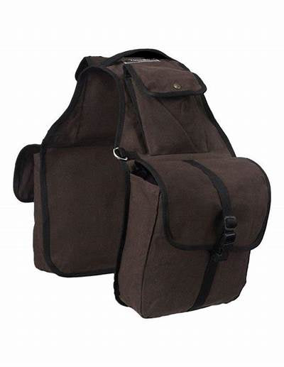 CANVAS NON INSULATED SADDLE BAG 12”x12”