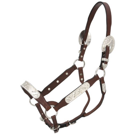BERRY EDGE CONGRESS WEANLING SHOW HALTER DARK BROWN WITH LEAD