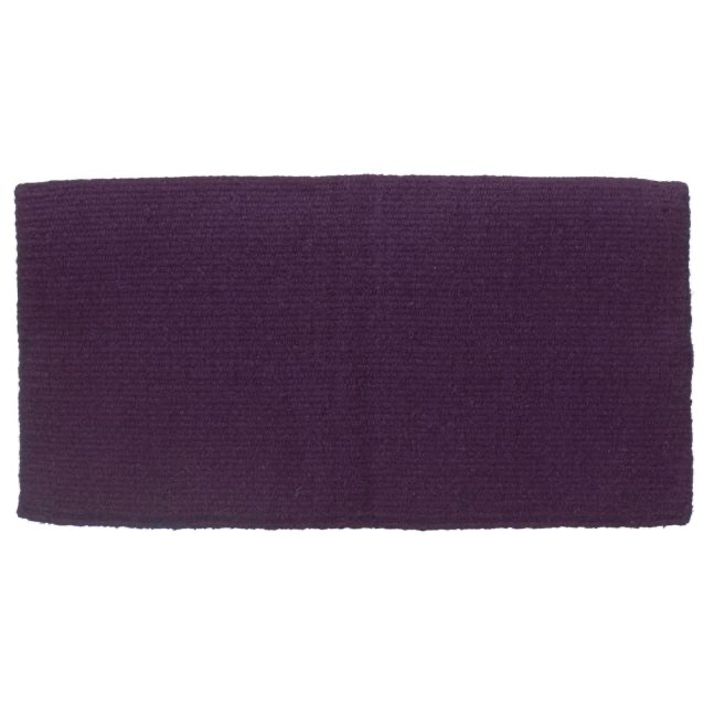 HEAVYWEIGHT WOOL BLEND SADDLE BLANKET 34x36 Purple