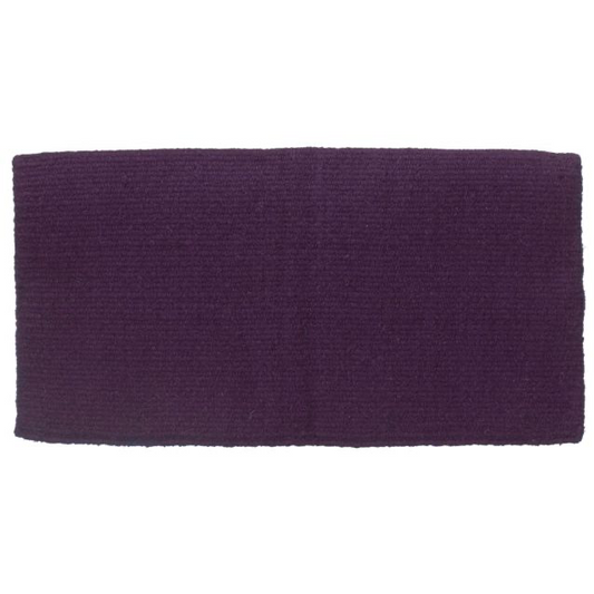HEAVYWEIGHT WOOL BLEND SADDLE BLANKET 34x36 Purple