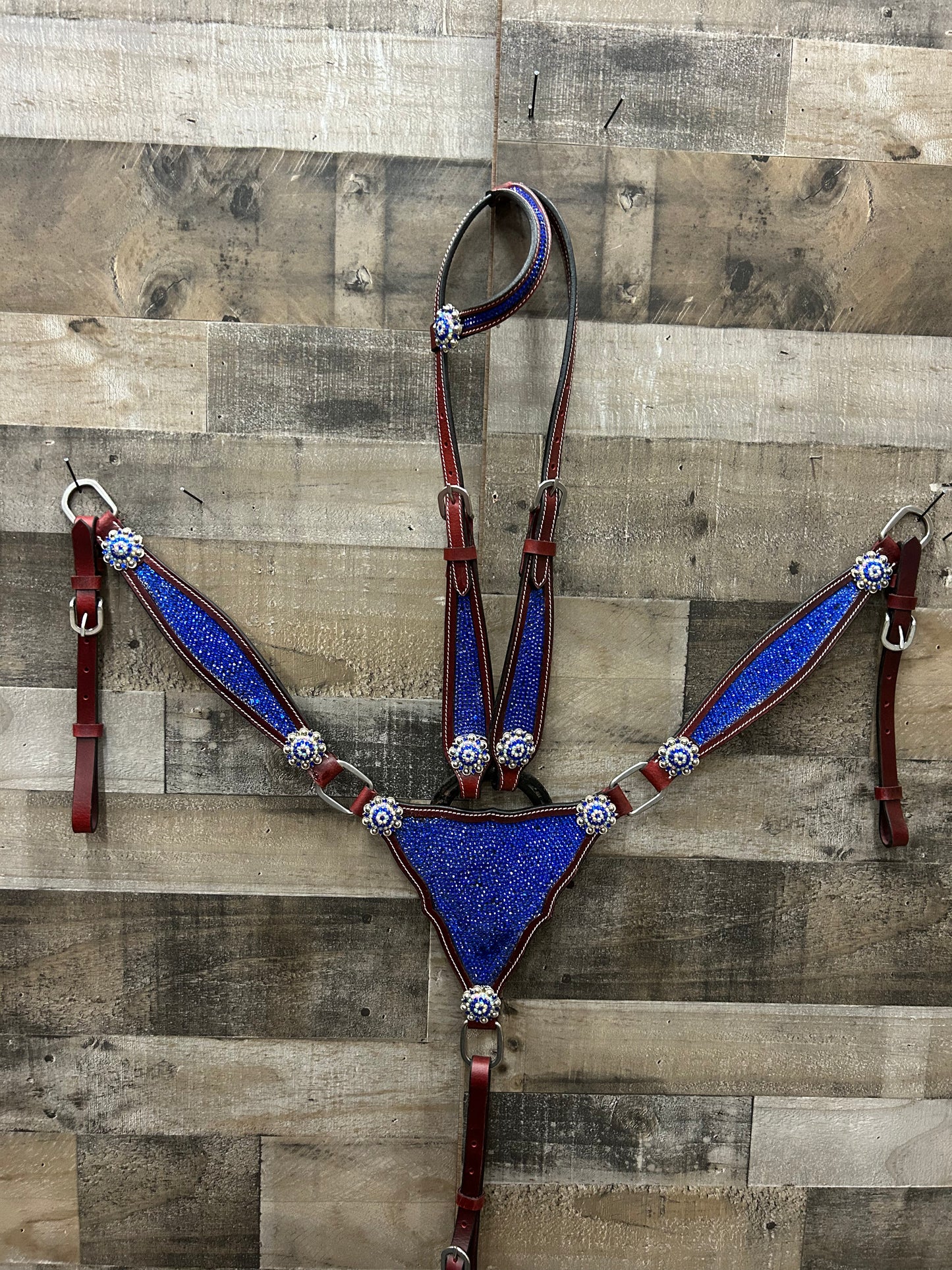 Full Grain Leather Bling Set